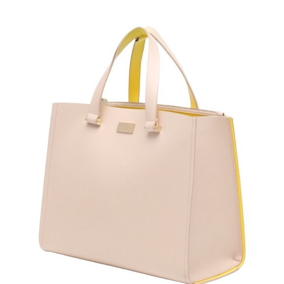 kate spade Handbags - Kate Spade - Arbour Hill Annelle Large Beige and Yellow Tote